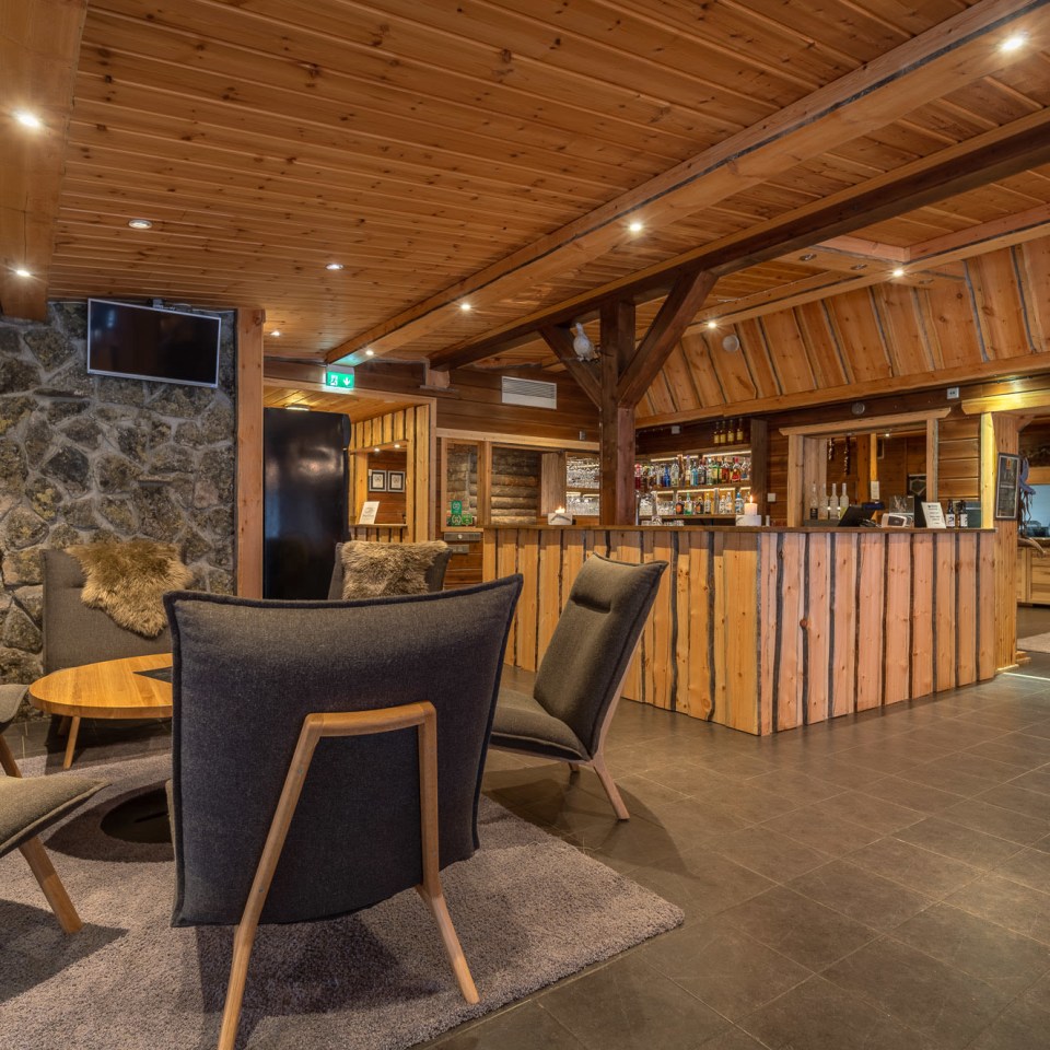 Nellim Wilderness Hotel Rezeption